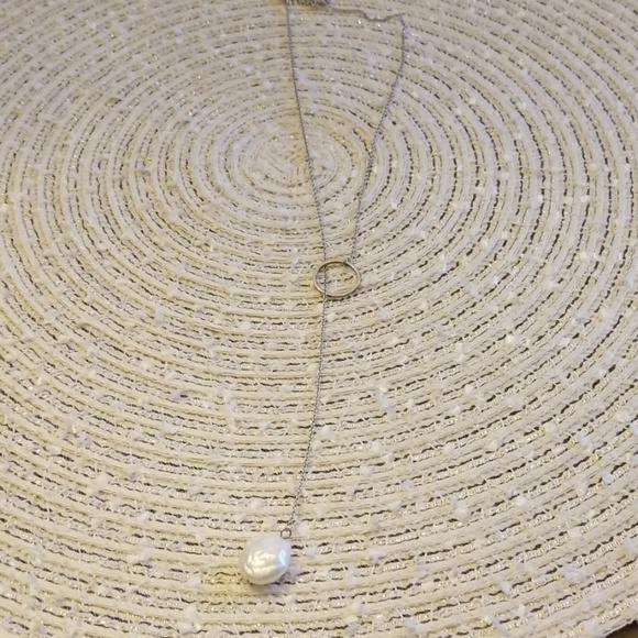 Express Jewelry - Softwater pearl lariat necklace